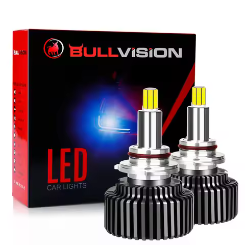 Bullvision 2PCS H7 H11 9012/HIR2 H1 LED Car 3D CSP Headlight Bulbs H9 H8 9005 9006 Car accessories 1