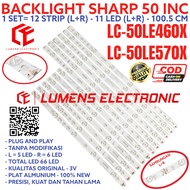 SHARP LED TV BACKLIGHT 50 INC LC 50LE460 50LE570 50LE460X 50LE570X LC50LE460 LC50LE570 LC50LE460X LC