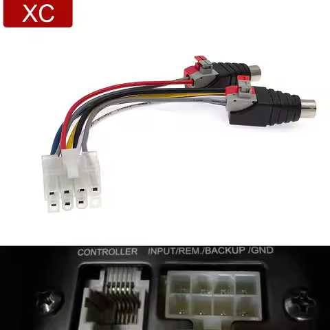 8 Pin Power Amplifier Cable Harness Plug RCA Compatible Pioneer TS-WX120A TS-WH500A TS-WX110A TS-WX1