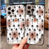 SoftCase ATM ID Card Coconut Tree pattern Casing For Vivo Y11 2019 Y12 Y12i Y15 Y17 Y12a Y12s Y20 Y2