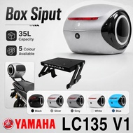 Combo Set Monorack LIPAT Rapido YAMAHA LC135 V1 Top Box Alien ABS Tail Box Siput 35L Accessories LCV