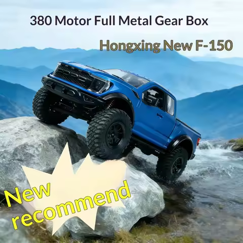 Red Star New F-150 Raptor 1:12 Scale 4wd Rc Off Road Pickup Truck Full Metal Gear Box Simulation Mod
