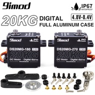 9imod DS20MG 20kg Waterproof Servo 180°/270° Full Aluminum Case Metal Gear High Torque for 1/8 1/10 