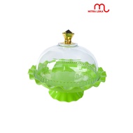 Mitra Loka Cake Tray Cake Serving Plate Round Plastic Cake Serving Plate TK 1079 Golden Sunkist