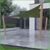 [PrettyiaedMY] Triangle Sun Shade Sail Foldable Triangular Shade Sail Breathable Weather Cover for P