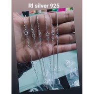 Rantai leher cross chain 925