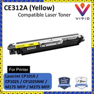 Compatible CE312A CE312 312A 312 Color Toner for HP Color LaserJet CP1010,C1025