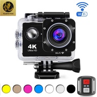 4K Action Camera WIFI with Remote Control Outdoor Diving Camera Action Camera Wireless Camera