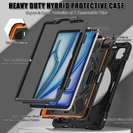 FGYIO สำหรับ iPad Pro 11 12.9 13นิ้วเคสที่วางกันกระแทก M4 M2 2024 2022 2021เคสแท็บเล็ตสำหรับ iPad Ai