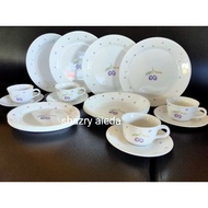 Corelle 20 Pcs Dinner Set - Plum Round cup discontinue Item