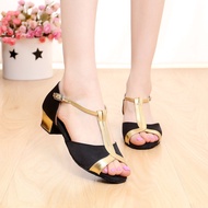 Kids Latin Dance Shoes Girl Flat Heel Dancing Shoes Childrens Dancing Shoes Low Heel Leather Soft Bo