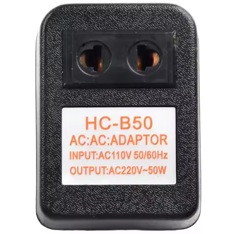 AAAAAAAStep-DownTransformerTravelAdapter 50W AC 220V To 110V/110V To 220V Converter Electrical Equip