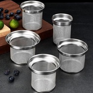 In Stock Stainless Steel Tea Strainer Teapot Filter Glass Cup Filter Tea Separator Large Tea Straine