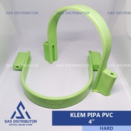 4" inch PVC Pipe Clamp 4" inch PVC Arrow Hard Clamp/ 4" Pipe Clamp/ 4" in Clamp/ 4 in Pipe Clamp/