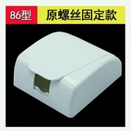 K-88/Transparent Switch Socket Waterproof Box86Type Toilet Bathroom Power Supply Waterproof Box Outdoor Socket Protectiv