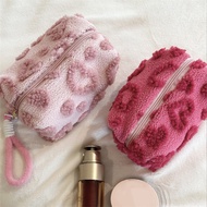 Women Fashion Makeup Bag Plush Cosmetic Organiser Portable Travel Organiser Bag