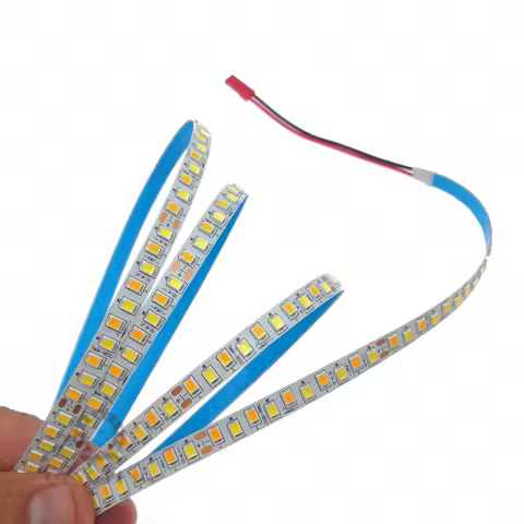 2Pin 3Pin Constant Current LED Strip SMD2835 200D/M 180D/M 5B10Cx2 5B9Cx2 3000K+6500K 3 Colors 7mm W