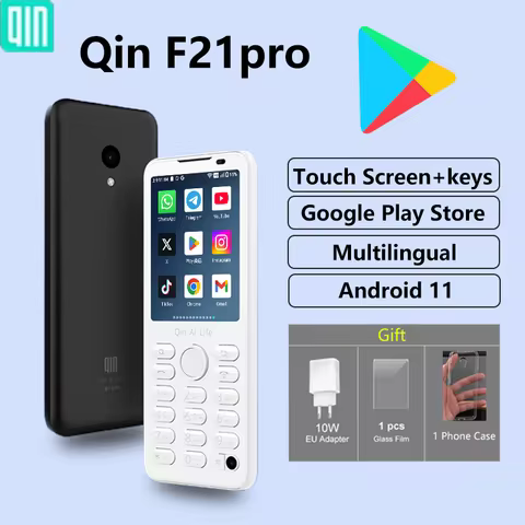 Qin F21 Pro Support Google RAM3GB/4GB Rom 32GB/64GB Touch Screen 2.8inch Android11 MTK6761