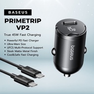 Baseus PrimeTrip VP2 Car Charger Fast 45W With USB-C to Cable 60W 1 Meter Long