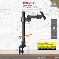 Giá Treo Màn Hình 17-32 Inch - Arm Monitor - Xoay 360 độ - Chân Đứng - Tay 23 cm Model HW-701 / XL0