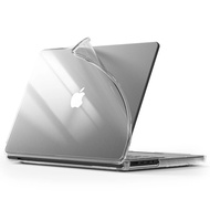 EGYAL Soft Case for MacBook Pro 14 2024 M4 A3112 A3185 A3401 Case for Pro 14 M3 M2 M1 Soft Edge Tran