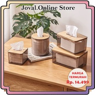 MINIMALIST BAMBOO TISSUE BOX NORDIC STYLE TISSUE BOX/ AESTHETIC TISSUE BOX/ TISSUE BOX/ TISSUE BOX T