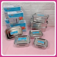 Taiwan Made PERFECT Extreme 316 Stainless Steel Fresh-Keeping Box 316 Lid Rectangular Leak-Proof Lun