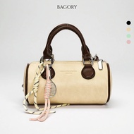 [Cylinder Bag] Ladies Spring Summer Retro Niche Design All-Match Portable Mini Cylinder Bag