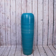S/🌔Jingdezhen Ceramic Vase Three-Piece Floor Large Vase Decorative Ceramic Decoration Home Soft Ceramic Ornament XSEI
