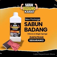 HQ Sabun Badang Karat Add on SPAN MAGIC, GLOVES | Pencuci Lantai Berkilat | Hilang Karat Mozek Rinse