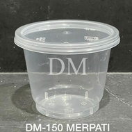 THINWALL DM CUP MERPATI - THINWALL DM CUP MERPATI 100ML 150ML CUP PUDDING + TUTUP 25 SET - Gelas Pud