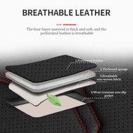PU Leather Car Seat Cover Protector Anti Slip Covers Pad Universal 5 Seat Front Back Seat Cushion wi
