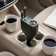 120W 5-in-1 Auto Charger 90W USB-C PD 66W USB Quick Charge 12-24V Universal Model