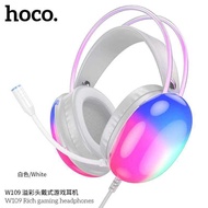 Hoco W109 หูฟังครอบหัว เสียงดี คุยโทรศัพท์ ฟังเพลง เล่นเกมส์ มีสายเสียบ AUXและ USB ใหม่ล่าสุด แท้100