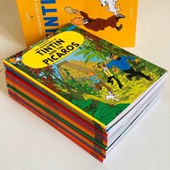 23 Books/Set The Adventures Of Tintin English Picture Story Book Classic Comic Out-Of-Class Reading
