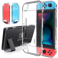 Detachable Crystal PC Transparent Case For Nintendo Nintend Switch Hard Clear Back Cover