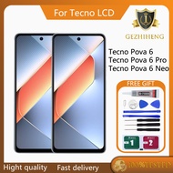 Original AMOLED For Tecno Pova 6/Pova 6 Neo /Pova 6 Pro 5G LCD Display Touch Screen Replacement