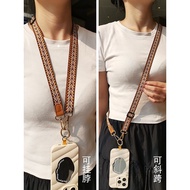 Stripe Pattern Hp String Strap Hanger Crossbody Neck Strap Cellphone Chain Anti-Lost HP Case Camera 
