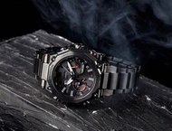 MTG-b2000BDE-1a 新MTG 黑鋼鋼帶+ 紅膠帶 雙帶替換套裝  G-SHOCK Hong Kong 香港特約店 CASIO G-SHOCK BABY-G。正品正貨有保養。 mtg mtg