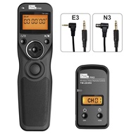 Remote Shutter Compatible for Canon, PIXEL Wireless Shutter Release Timer Remote Control E3/N3 Compa