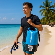 Go bag 20L Waterproof Dry Bag Matibay na PVC Floating Bag para sa Beach Hopping at Outdoor 2I19