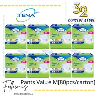 TENA PANTS VALUE | M10 / L10 (1carton;8packs)