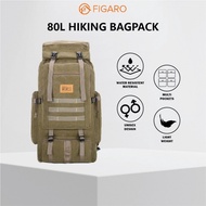 FIGARO 80L Beg Askar Beg Hiking Waterproof Beg Travel Backpack Tactical Bagpack Hiking Bag Water Pro