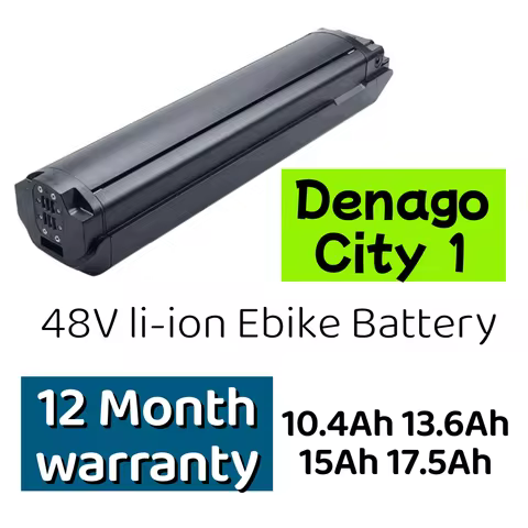 Denago City 1 Ebike 48V 10.4Ah 13.6Ah 15Ah 17.5Ah Hidden Battery for Denago City 1 City Model 1 Step