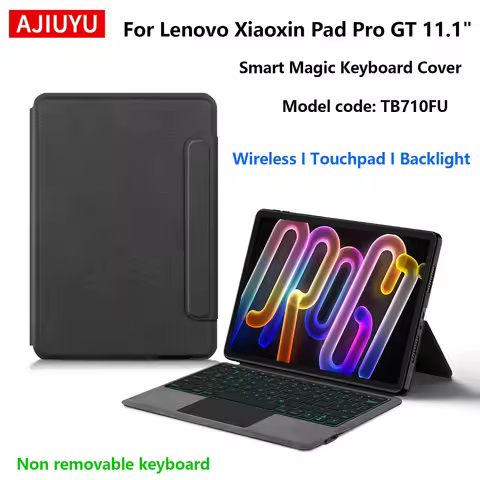 Keyboard Case For 2025 Lenovo Xiaoxin Pad Pro GT TB710FU 11.1 inch Tablet Case Magic Smart Keyboard 