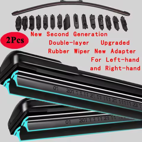 For Audi A4 S4 RS4 B8 8K Sedan Wagon 2007 2008 2009 2010 2012 2013 2014 2015 2016 Wipers Double Rubb