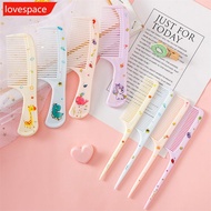 LOVESPACE Children Cute Strawberry Pattern Hair Comb Set Tip Tail Hair Comb For Kids Adults K1N7
