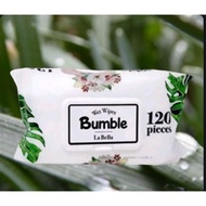 (Bundle Of 5,1)  Bumble LA Bella Wipes 120 SHEETS Bumble Wipe Wet Wipes Bumble  Wipe Wet Tissue Wipe