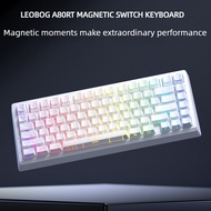 LEOBOG A80RT Magnetic Keyboard Wired 8kHz 0.01mmRT Esports Games Mechanical Keyboard Customized for 