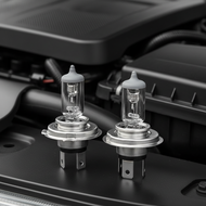 TCYATO 3-Pin Halogen Bulb for Motorcycle Headlight H4 9003 HB2 6000K 12V 35W/35W  TCYATO Mentol Halo